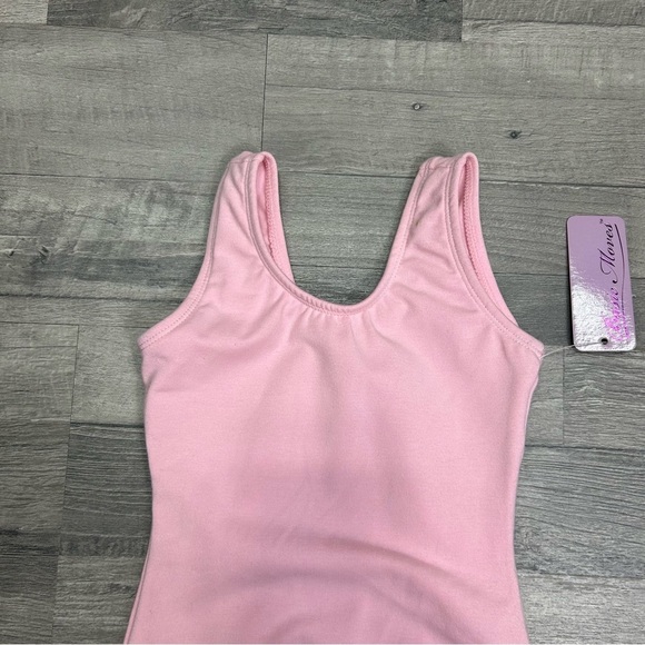 Basic Moves Toddler Girls Pink Leotard 4/5 - Picture 2 of 6